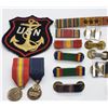 Image 2 : WWII US Navy Lot Captain, LT, Mini Medals, Ribbon