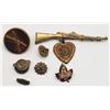 Image 1 : WWII SWEETHEART PIN - RIFLE / HEART;