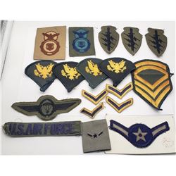 U.S. AIR FORCE MILITARY PATCH LOT (18)