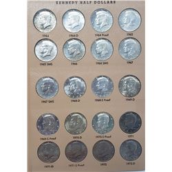 KENNEDY HALF DOLLAR COMPLETE SET
