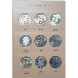 EISENHOWER DOLLAR COMPLETE SET