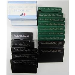 16-U.S. PROOF SETS: 2-2009 (1 missing cents)