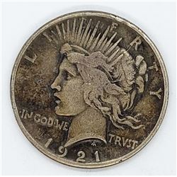 1921 PEACE SILVER DOLLAR