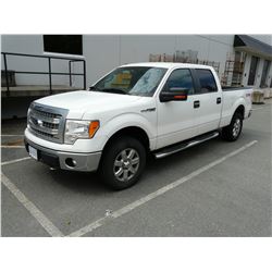 2013 FORD F150 XL7 XTR 4X4 PICKUP TRUCK, CREW CAB, BED LINER, GOOD TIRES, AUTOMATIC, 113,000 KM,