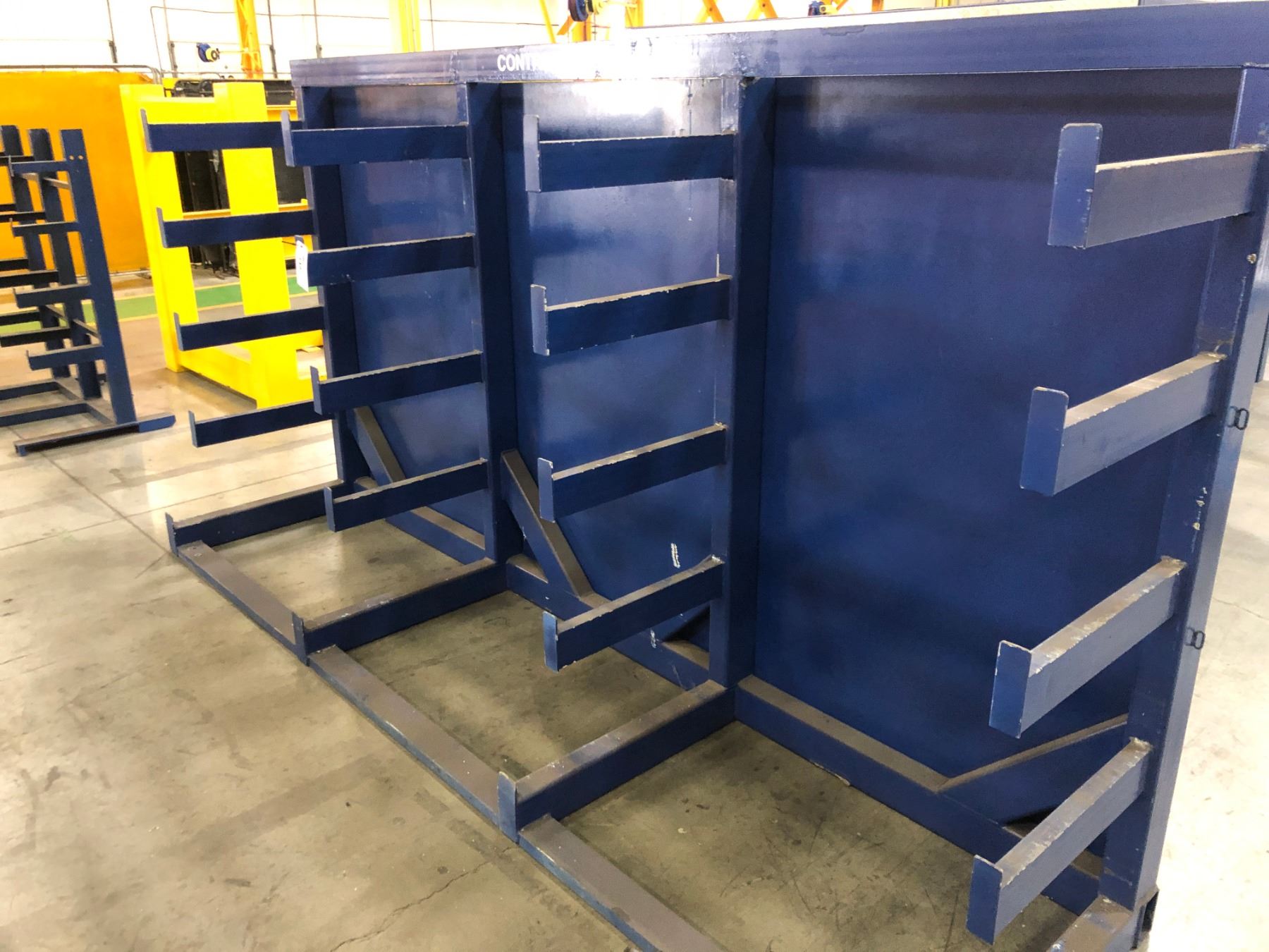 10' WIDE 5 SHELF METAL STOCK RACK