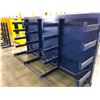 Image 1 : 10' WIDE 5 SHELF METAL STOCK RACK