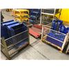 Image 1 : 2 METAL CRATES WITH ASSORTED SIZE PARTS RACK BINS
