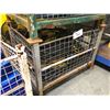 Image 1 : METAL CRATE WITH ASSORTED EXTENSION CABLES