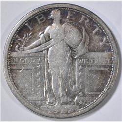 1917-S T-1 STANDING LIBERTY QUARTER VF