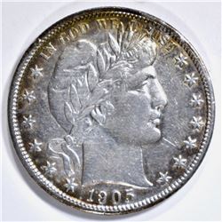 1905-S BARBER HALF, XF