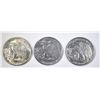 Image 2 : LOT OF 3 WALKING LIBERTY HALF DOLLARS