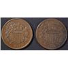 Image 1 : 1864 & 65 2 CENT PIECES XF