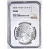 Image 1 : 1878 7TF REV OF 78 MORGAN DOLLAR NGC MS-62