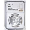 Image 1 : 1881-S MORGAN DOLLAR, NGC MS-65