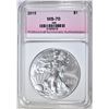 Image 1 : 2015 AMERICAN SILVER EAGLE PNA PERFECT GEM BU