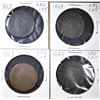 Image 1 : LOT OF 4 LARGE CENTS: