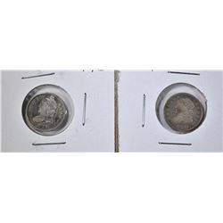 1829 & 1831 VG BUST HALF DIMES