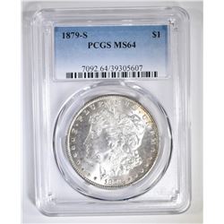 1879-S MORGAN DOLLAR  PCGS MS-64
