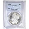 Image 1 : 1881-S MORGAN DOLLAR  PCGS MS-64
