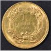 Image 2 : 1862 $1 GOLD INDIAN PRINCESS  BU
