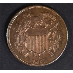 1864 2-CENT PIECE  GEM UNC