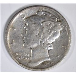 1942/1 MERCURY DIME  XF/AU