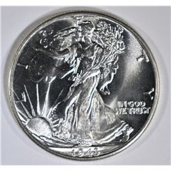 1943 WALKING LIBERTY HALF DOLLAR  GEM BU