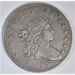 1798 BUST DOLLAR  XF/AU  LARGE EAGLE