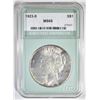 Image 1 : 1923-S PEACE DOLLAR  NTC GEM BU