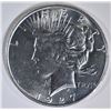 Image 1 : 1927-D PEACE DOLLAR    BU