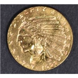 1927 $2.5 GOLD INDIAN  CH BU