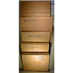 LOT OF 5 U.S. MINT SETS: