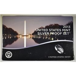 2013 U.S. MINT SILVER PROOF SET