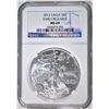 Image 1 : 2012 AMERICAN SILVER EAGLE  NGC MS-69