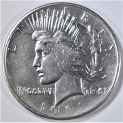 1921 PEACE DOLLAR  AU