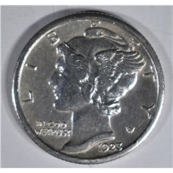 1923-S MERCURY DIME AU/BU