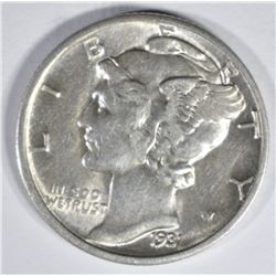 1931-D MERCURY DIME BU