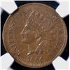 Image 2 : 1866 INDIAN CENT NGC AU-50 BN