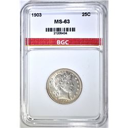1903 BARBER QUARTER, BGC CH BU