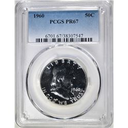 1960 FRANKLIN HALF DOLLAR, PCGS PR-67