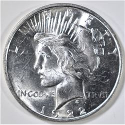 1922-D PEACE DOLLAR CH  BU