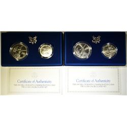2-1993 UNC BILL OF RIGHTS 2-COIN COMMEM SETS