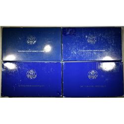 4-1986 2-COIN PROOF STATUE OF LIBERTY COMMEM SETS