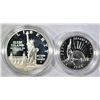 Image 3 : 4-1986 2-COIN PROOF STATUE OF LIBERTY COMMEM SETS
