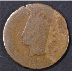 1869 INDIAN CENT, AG