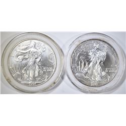 2-1997 AMERICAN SILVER EAGLES