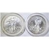 Image 1 : 2-1997 AMERICAN SILVER EAGLES