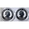 Image 2 : 2-2020 AUSTRALIA ONE Oz SILVER KOALA COINS
