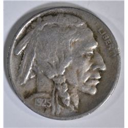 1925-S BUFFALO NICKEL, VF