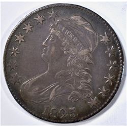 1825 BUST HALF DOLLAR, AU